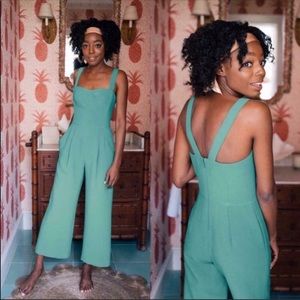 Gal Meets Glam Nicole Green Jumpsuit 12P